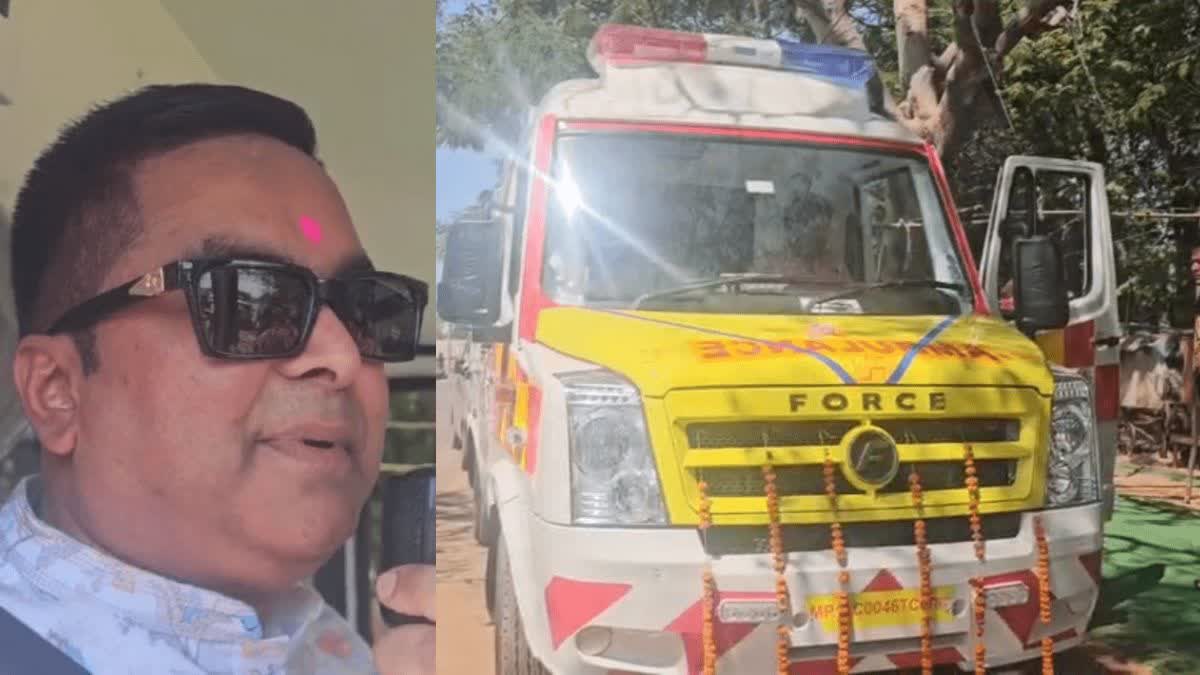 होली पर विधायक रिकेश सेन ने संभाली एंबुलेंस की कमान, वैशाली नगर के 37 वार्डों में किया गश्त