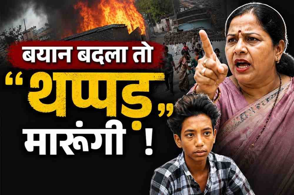 कुम्हारी अग्निकांड जांच पर सवाल: “बयान बदला तो थप्पड़ मारूंगी”, पीड़ित परिवार ने लगाए धमकाने के आरोप