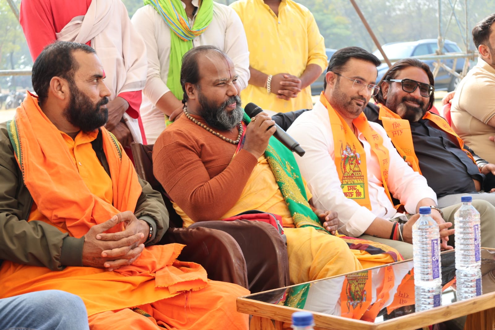 शिवपुरी स्टेडियम जामुल में श्रीमद् वाल्मीकिय रामायण कथा के भूमिपूजन का आयोजन, इंद्रजीत सिंह ‘छोटू’ हुए शामिल