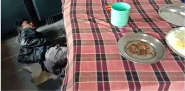 कोरबा में शराब के नशे में क्लास लेने पहुंचे हेडमास्टर जमीन पर अचेत पड़े