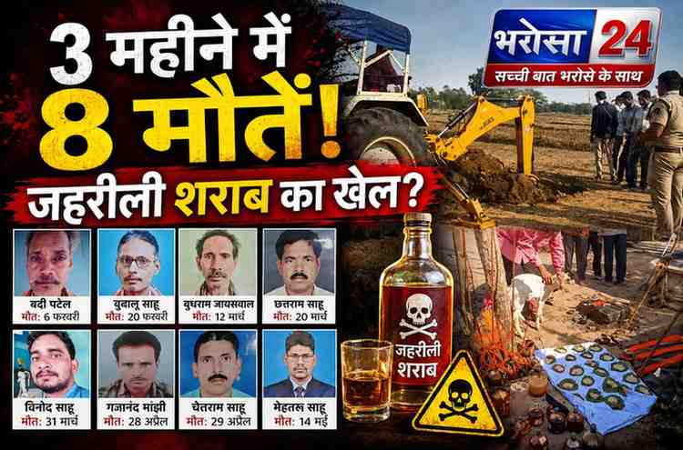 3 महीने में 8 मौतों का रहस्य सुलझा: खर्वे गांव से आरोपी रामसहाय गिरफ्तार, जहरीली शराब से हत्या का शक