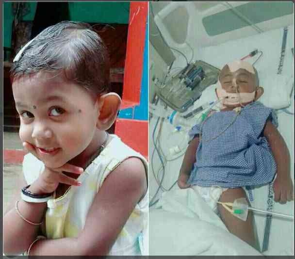 दुर्घटना में घायल मासूम कोमा में, पिता ने लगाई आर्थिक मदद के लिए गुहार