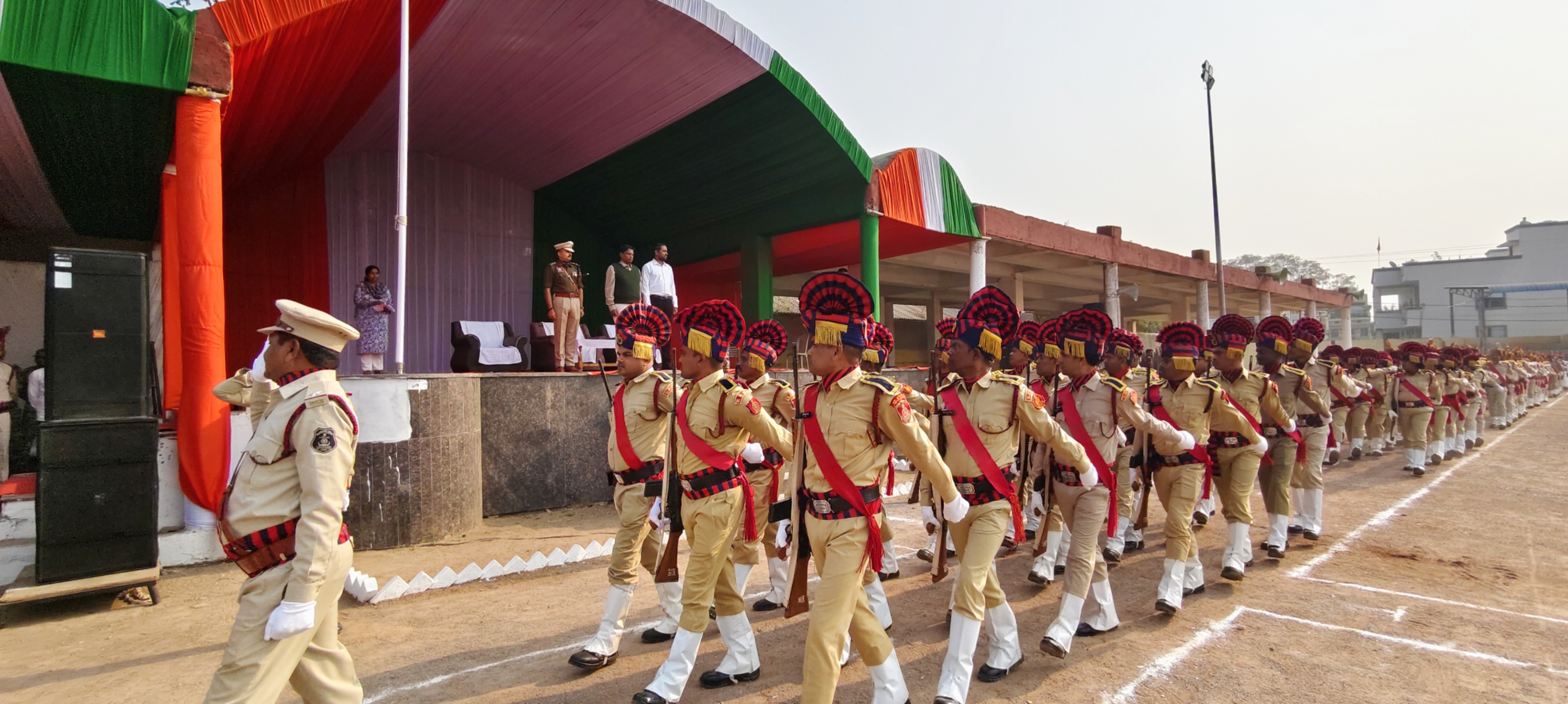 गणतंत्र दिवस 2026: धमतरी में फाइनल रिहर्सल संपन्न, 14 प्लाटून की परेड; आत्मसमर्पित नक्सली भी हो सकते हैं शामिल