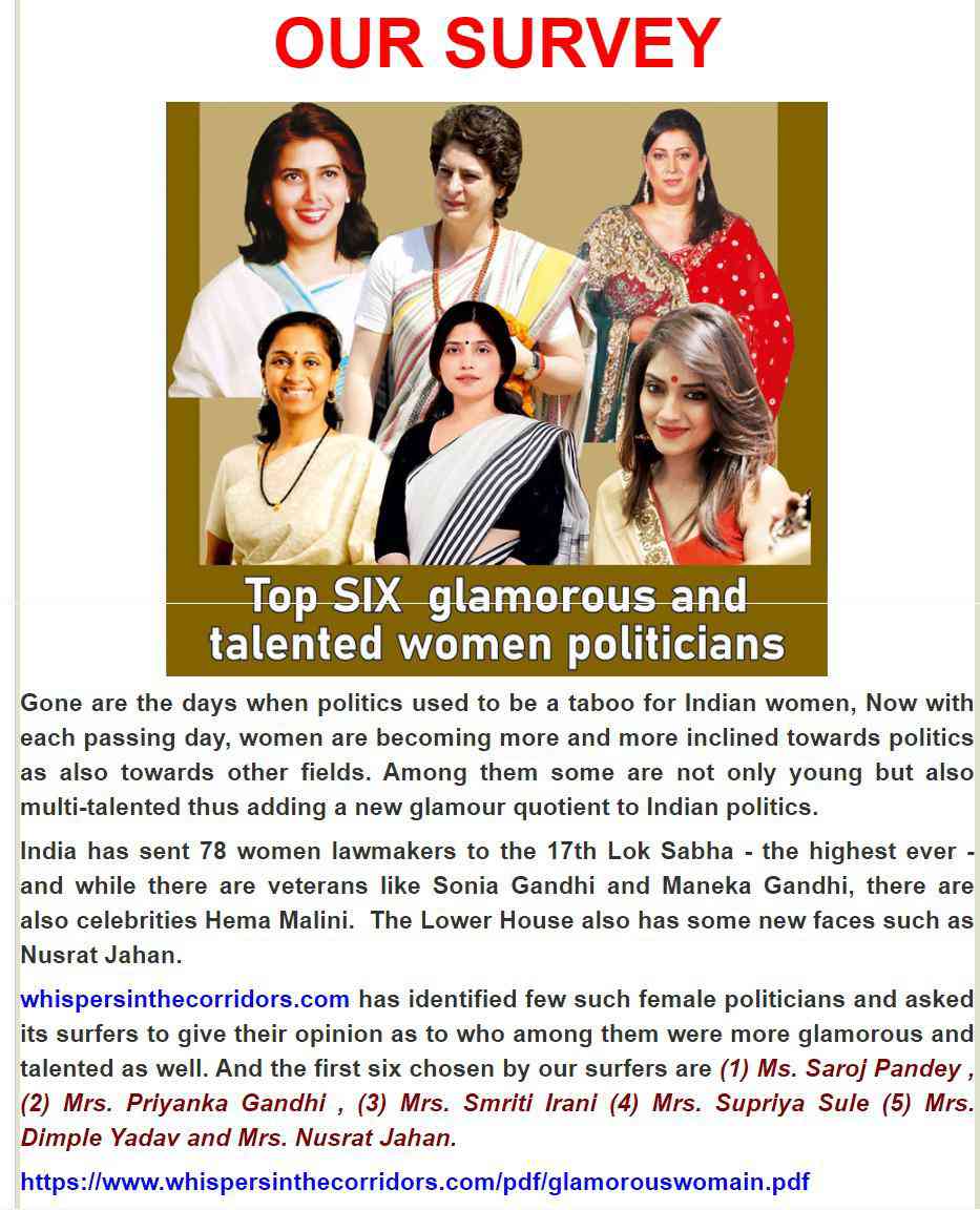 बीजेपी राष्ट्रीय महासचिव सरोज पांडेय टॉप सिक्स महिला पॉलिटिक्स में शामिल