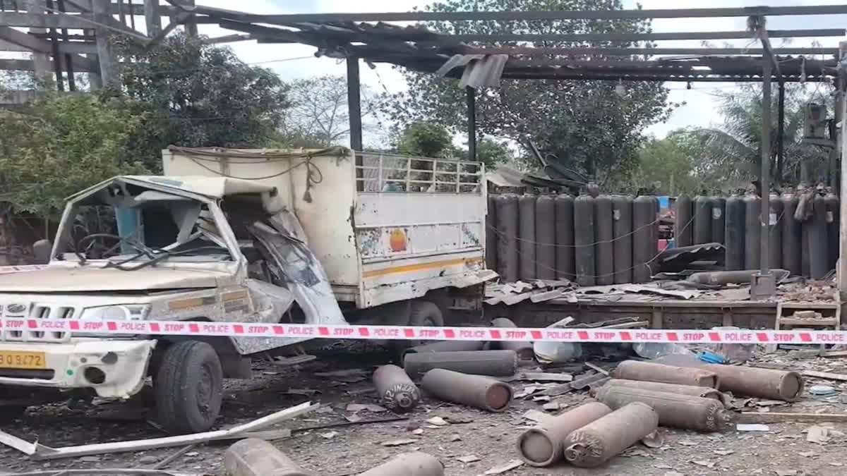 सिलवासा में भीषण गैस विस्फोट: गोदाम में सिलेंडर फटने से 4 की मौत, 8 घायल
